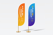 Feather Flag Mockup, an Advertising Mockup by zpackcreative (Thumbnail 2 of 5)