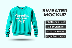 Sweater Mockup, a Hoody Mockup by Viswal Studio