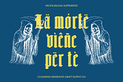 CS Namika Drawn, a Blackletter Font by Craft Supply Co. (Thumbnail 7 of 8)