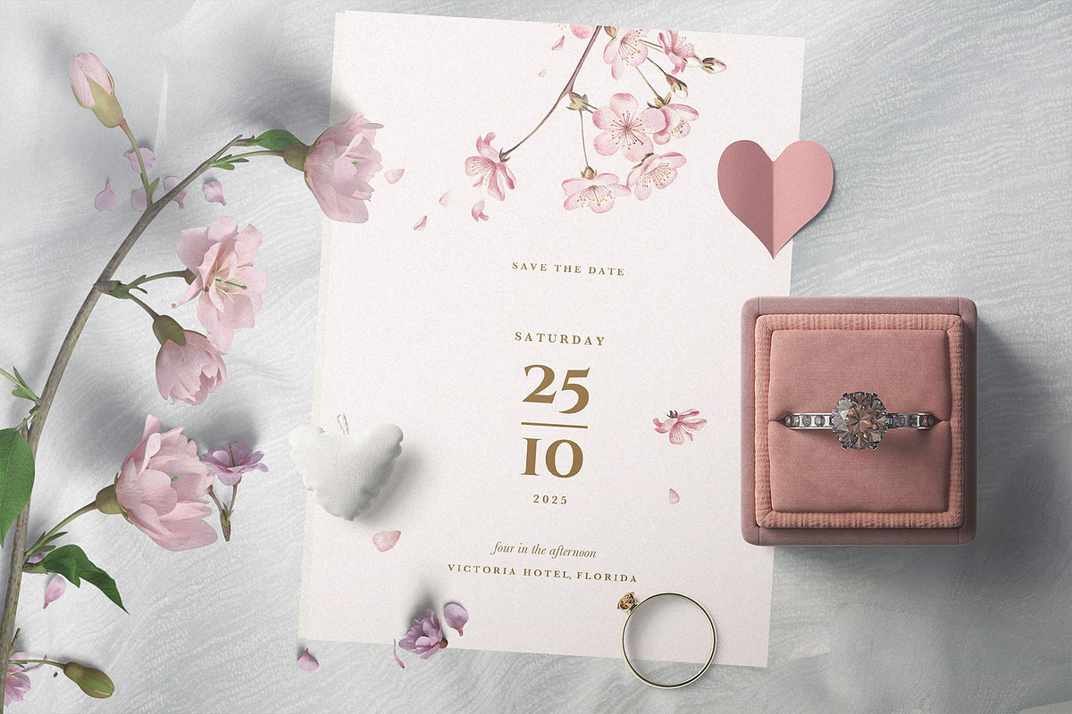 Sakura (Wedding Suite), an Invitation Template by EvitePapery (Photo 3 of 7)