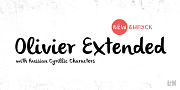 Olivier Extended, a Script Font by Letters & Numbers (Thumbnail 1 of 5)