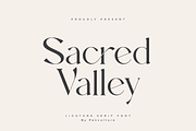 Sacred Valley - Ligature Serif Font, a Serif Font by Pen Culture (Thumbnail 1 of 11)