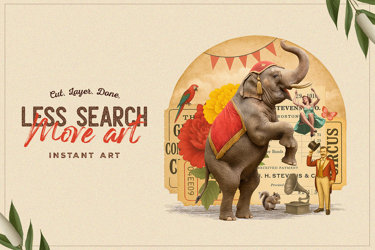 Oh So Vintage Collage Creator, an Object Graphic by SNIPESCIENTIST (Photo 12 of 30)