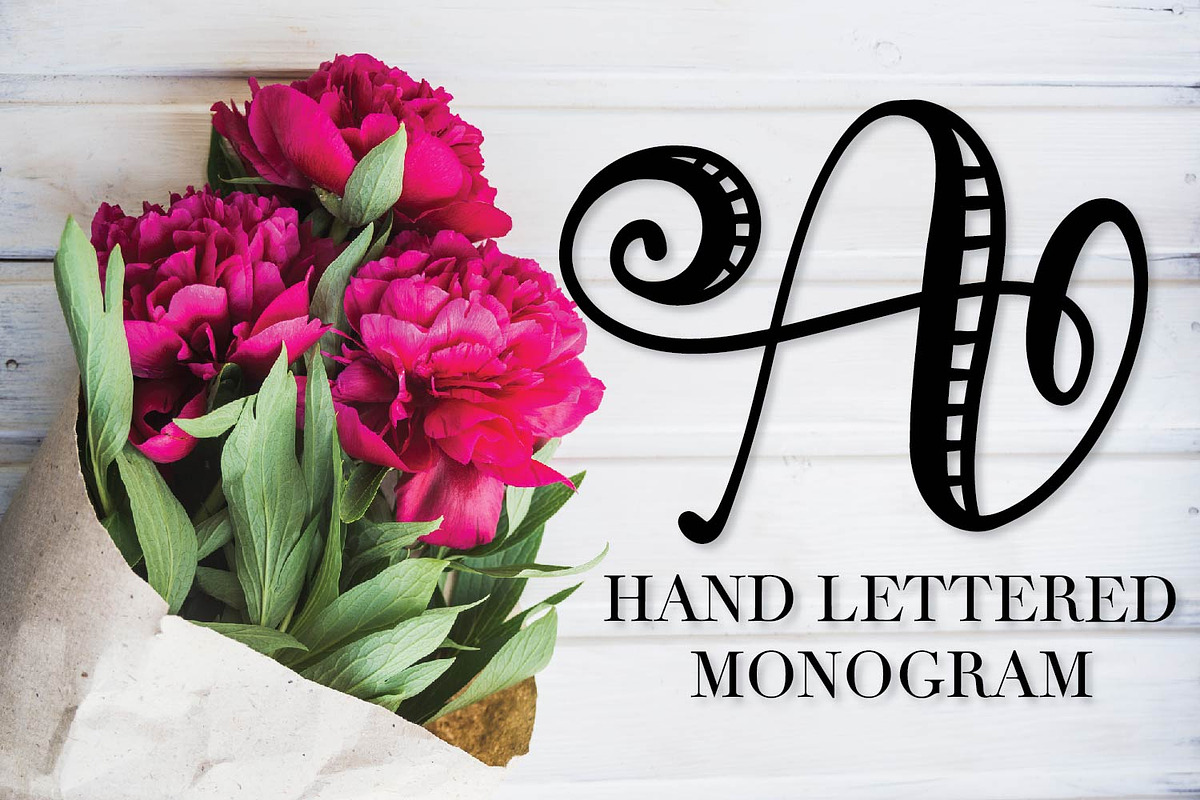 13 Font Pack - Monogram Font Bundle preview 3