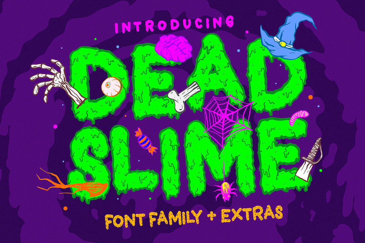 Dead Slime Font + Extras preview 8