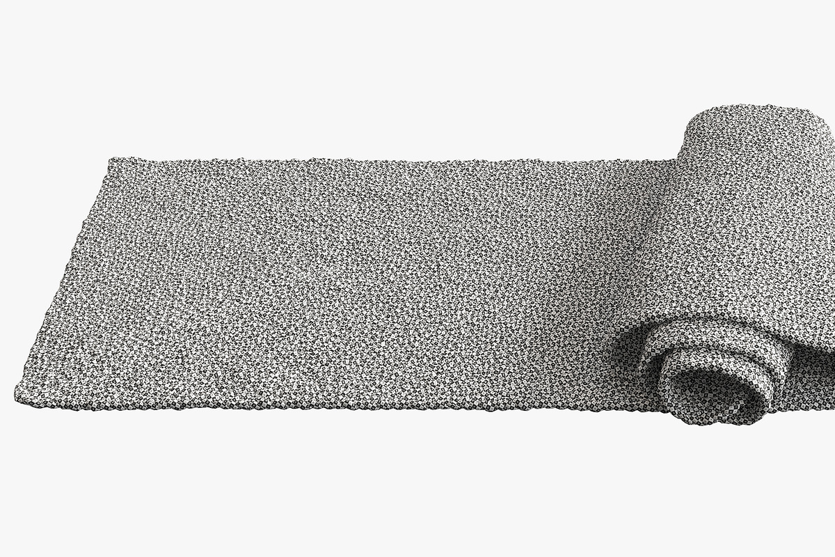 Dina Coastal Jute Rug Runner, a Furniture 3D Model by 3dmitruk (Photo 14 of 14)