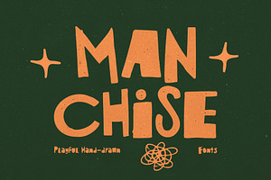 Manchise - Playful Bouncy Fonts, a Handwritten Font by Konstantine Studio