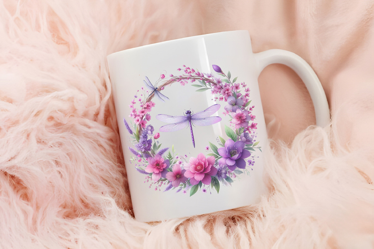 Cute purple spring sublimation, an Illustration by RobertsArt (Photo 6 of 7)