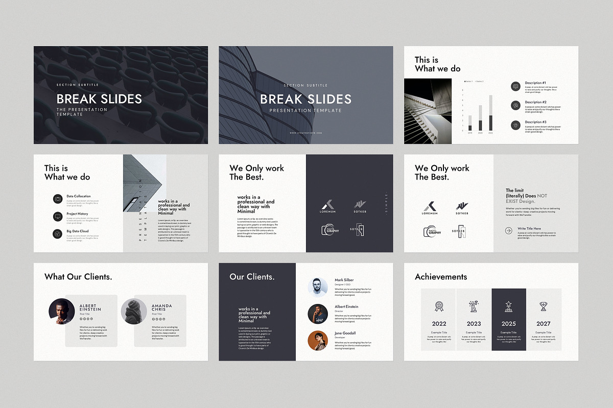 Strategy Minimal PowerPoint Template, a Presentation Template by GoldenPixelStudio (Photo 8 of 14)