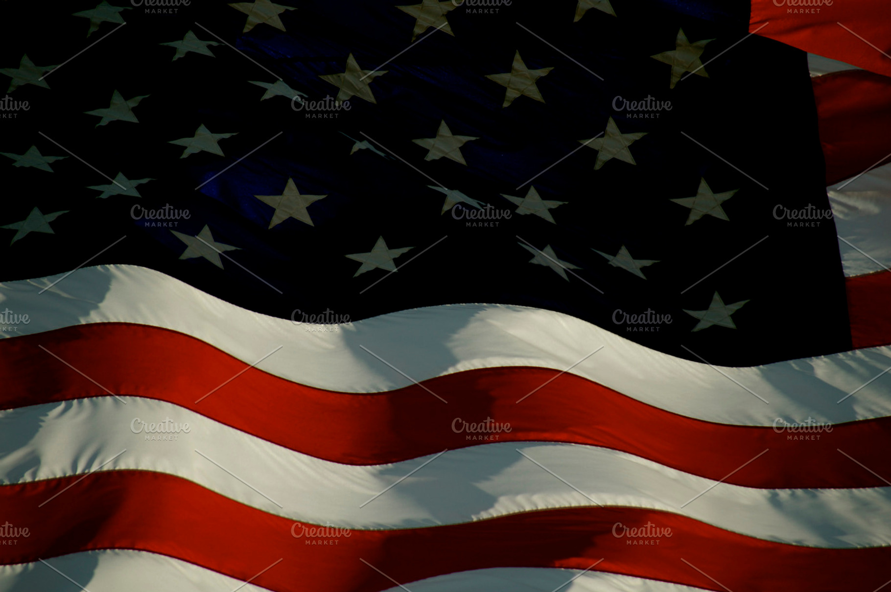 Stars billow 1 containing star and stripes, july fourth, and patriotic
