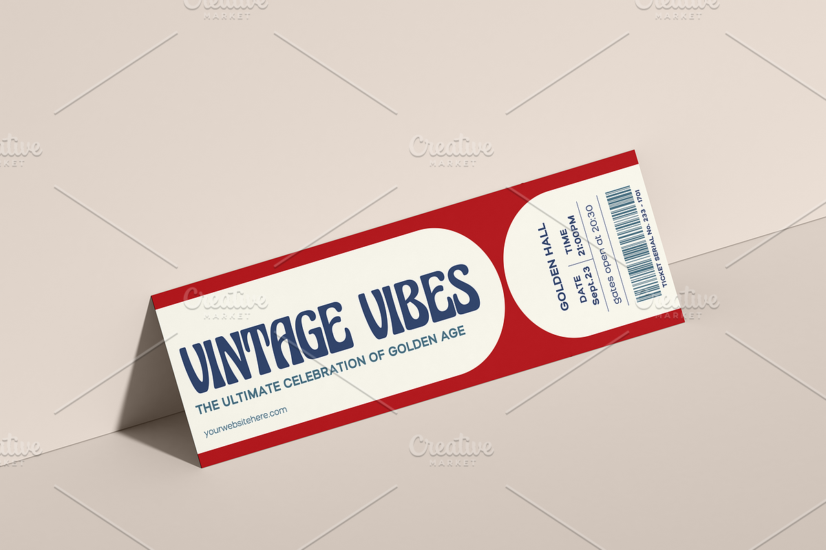 Multipurpose Event Ticket 02, a Print Template by Tzochko (Photo 4 of 5)
