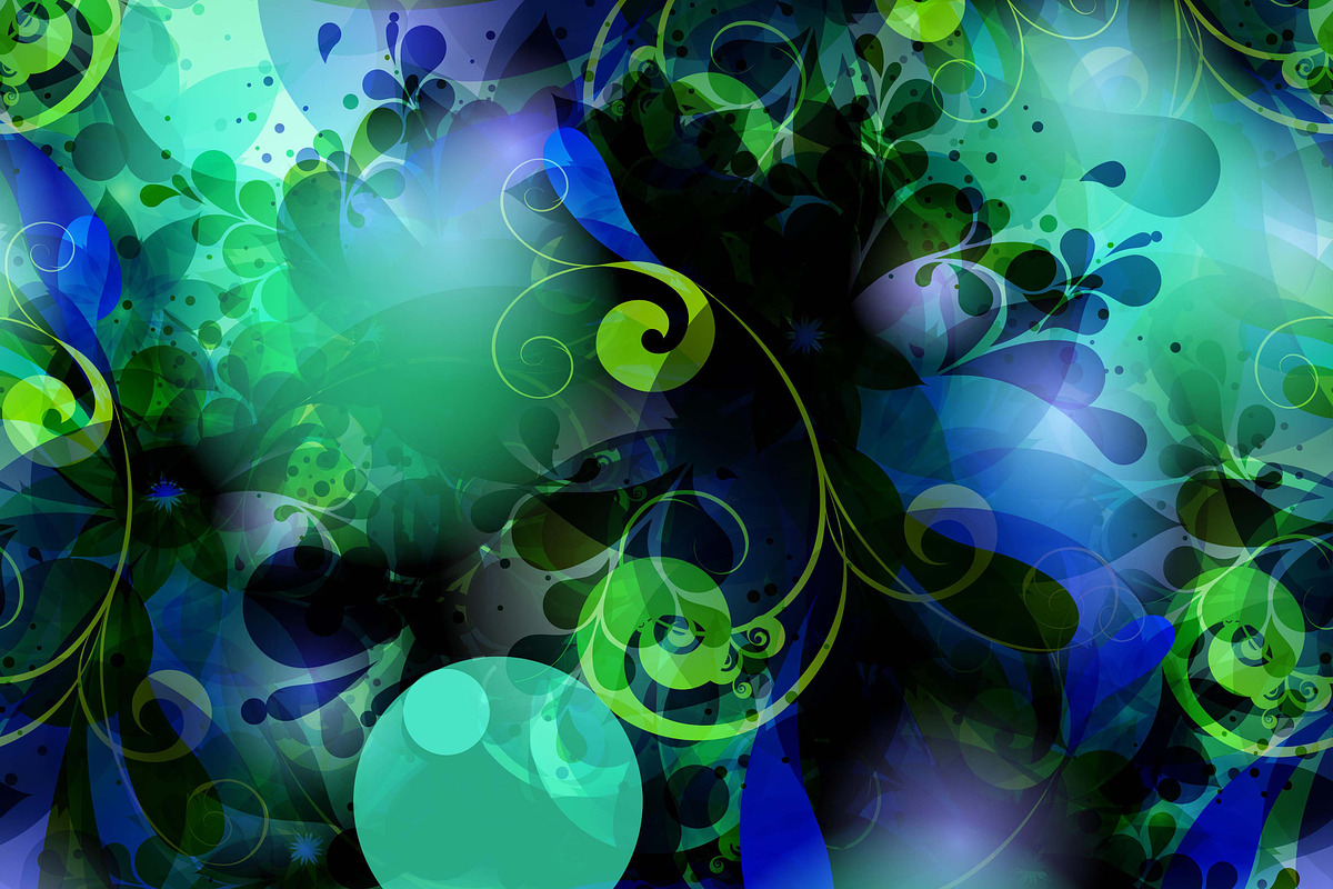 splash color flower backgrounds, a Pattern Graphic by AAN Seamless Shop (Photo 3 of 4)