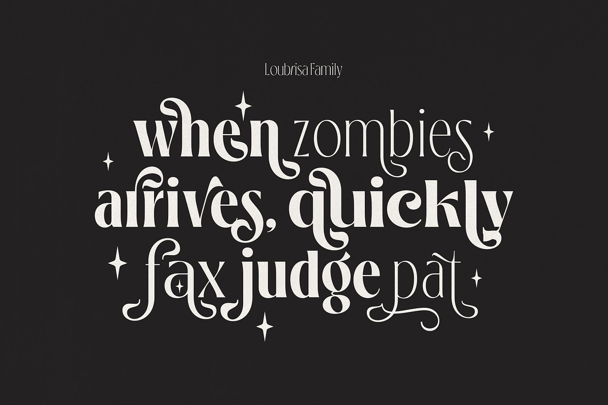 Loubrisa - Playful Branding Fonts, a Serif Font by creativemedialab (Photo 13 of 13)