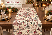 Vintage Holiday Toile Pattern Bundle, a Pattern Graphic by Olya Creative (Thumbnail 11 of 31)