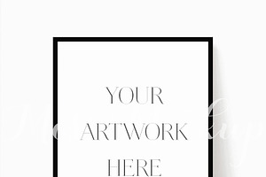 Black Frame Mockup