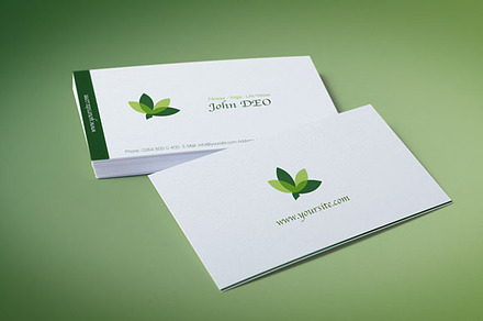 Organic Green Business Card