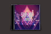 Skyline Sounds CD Cover Artwork, a Templates & Theme by styleWish (Thumbnail 2 of 5)