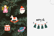 Whimsical Christmas Toys Vector Pack, an Object Illustration by Nutalin Art (Thumbnail 4 of 12)