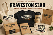 Braveston Slab — Bold type, a Script Font by Wow Magic (Thumbnail 2 of 4)