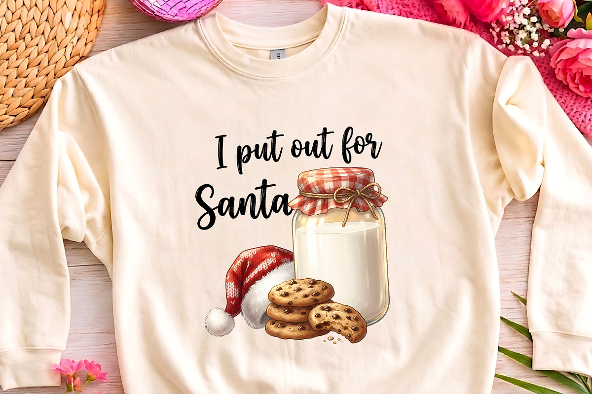 I Put Out For Santa PNG Cookies Art, a Seasonal Illustration by CrexoraLab (Photo 3 of 4)