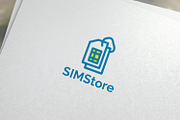 SIM Card Store Logo, a Branding & Logo Template by Sahade Studio (Thumbnail 3 of 3)