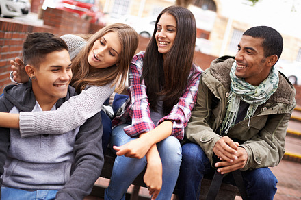 Loving life on campus, a Photo by Peopleimages.com