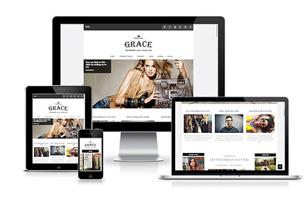 Blogger Template-Sparkle Grid, A Templates & Theme By Bthemez