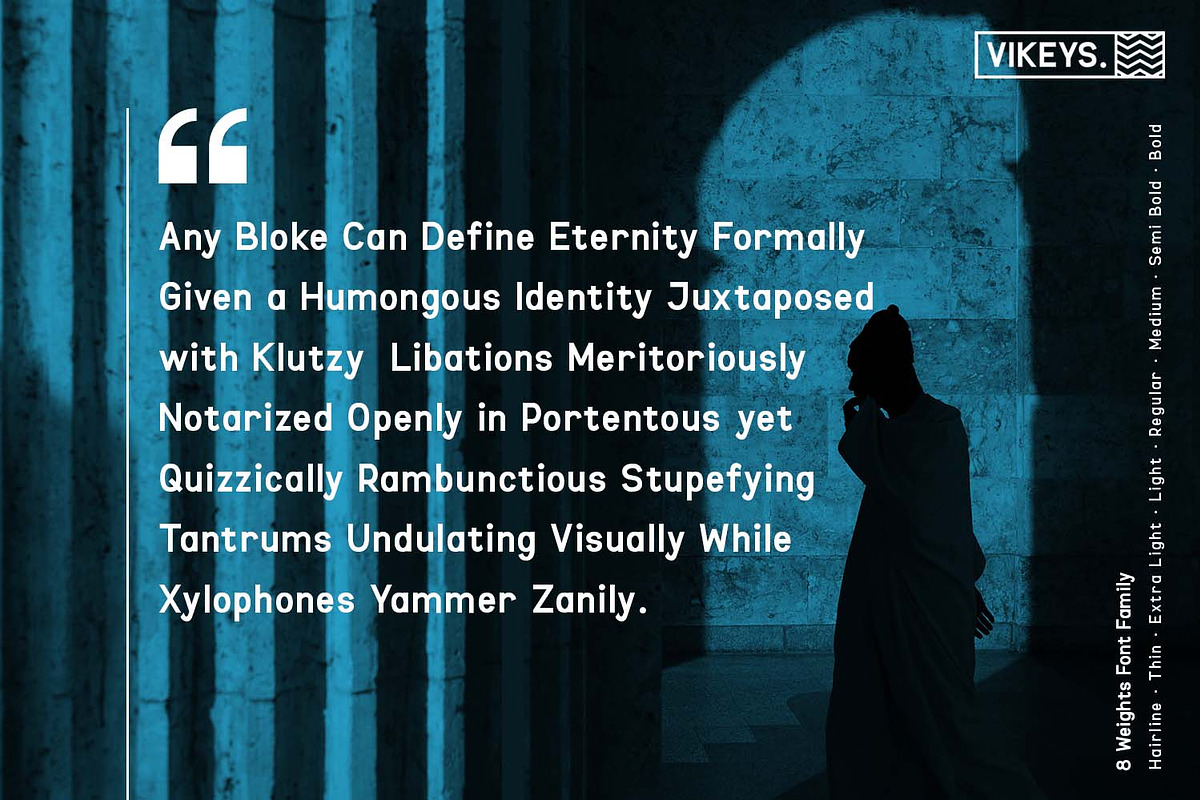 Vikeys-Sans Serif Font Family, a Sans Serif Font by Nathatype (Photo 6 of 10)
