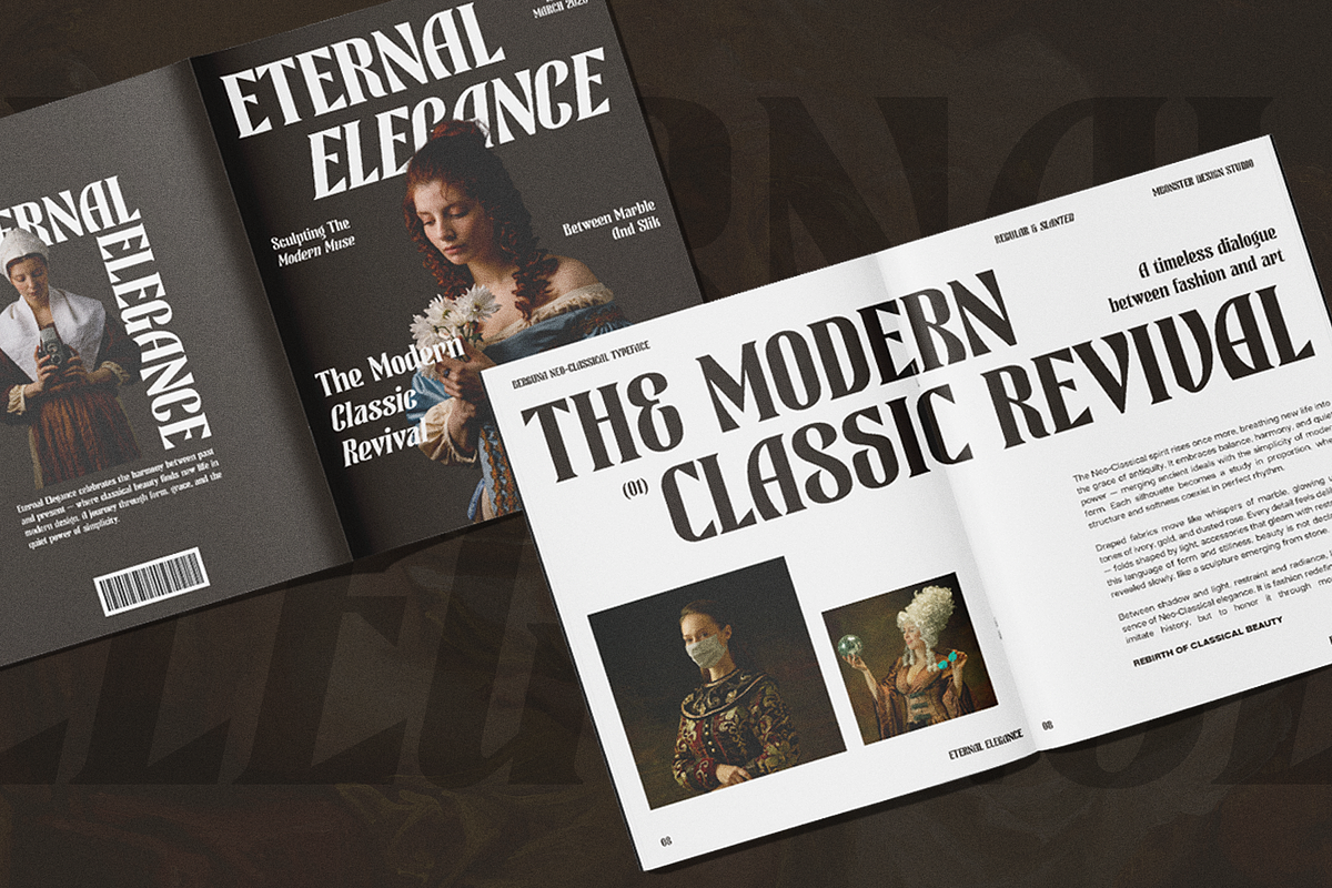 Berguna - A Serif Display Typeface, a Serif Font by Mbonster Design Studio (Photo 7 of 10)