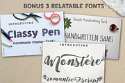 Mythical Typography | Stipple Shade, a Script Font by Royaltype (Thumbnail 3 of 12)