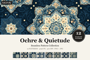 Persian Carpet Seamless Patterns, a Pattern Graphic by Inknfolly