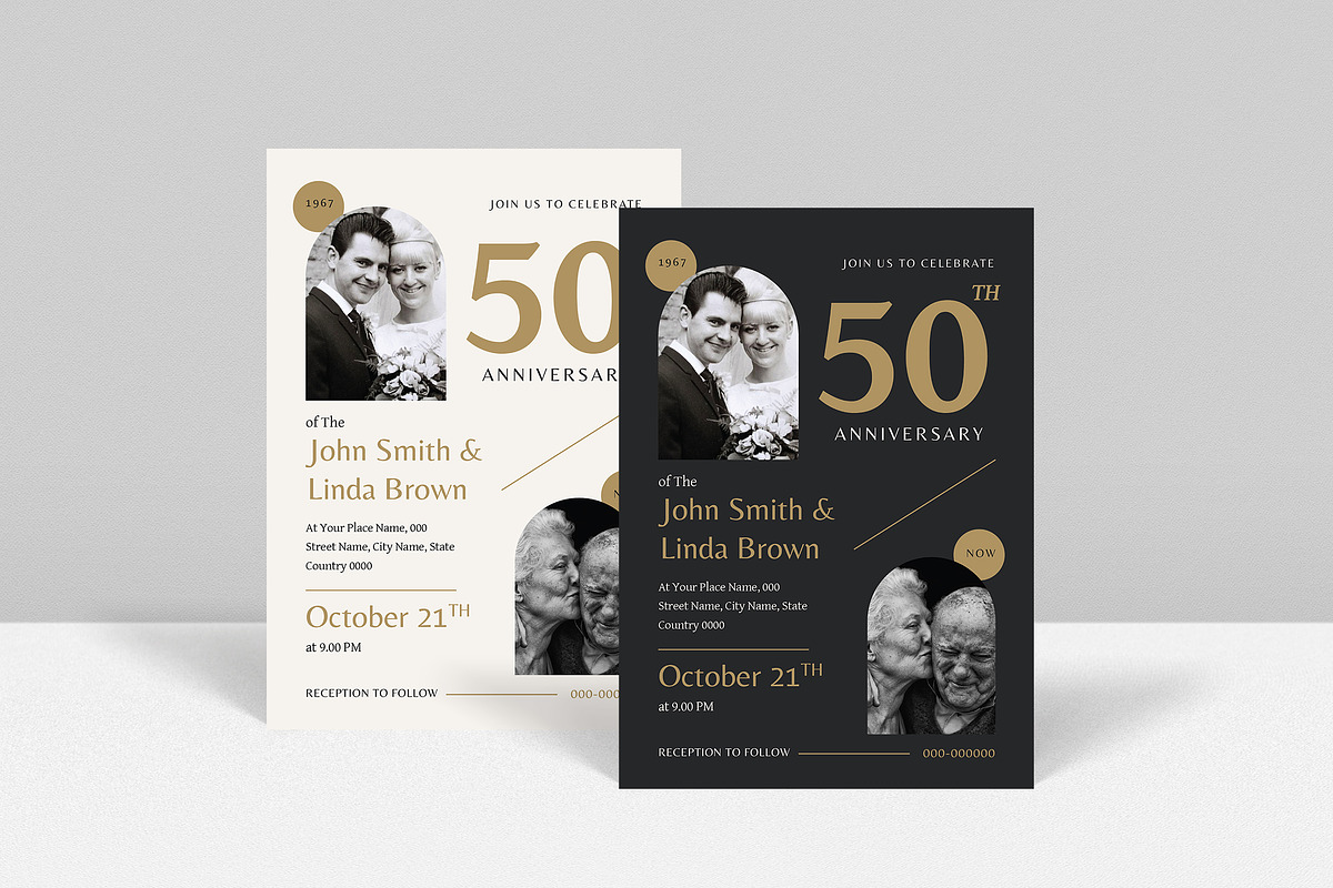 Wedding Anniversary Invitation, an Invitation Template by Guuver (Photo 1 of 3)