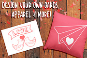 Valentine Doodles | Brushes and PNGs, a Brush Add-On by Brushed Rose (Thumbnail 2 of 3)