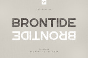 Brontide Typeface - SVG + 2 OTF font, a Sans Serif Font by VP Fonts (Thumbnail 1 of 7)