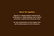 Baluarte Display Typeface, a Font by Tomas Castiglioni (Thumbnail 2 of 15)