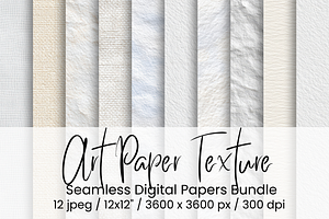 Art Paper Texture Seamless Bundle, an Illustration by Mashimara