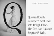 Quenza Rough, a Serif Font by Craft Supply Co. (Thumbnail 5 of 8)