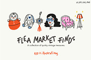 Flea Market Finds: 110 Illustrations, an Object Illustration by Olly Kava (Thumbnail 1 of 11)