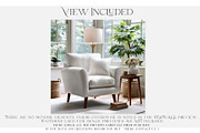Armchair Upholstery Mockup, a Household Mockup by mock-ups (Thumbnail 3 of 11)