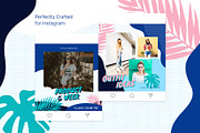 Instagram Bundle - Summertime, a Social Media Template by muhisya (Thumbnail 4 of 7)