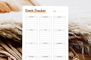 Event Tracker, a Stationery Template by DesignDevisers (Thumbnail 4 of 10)