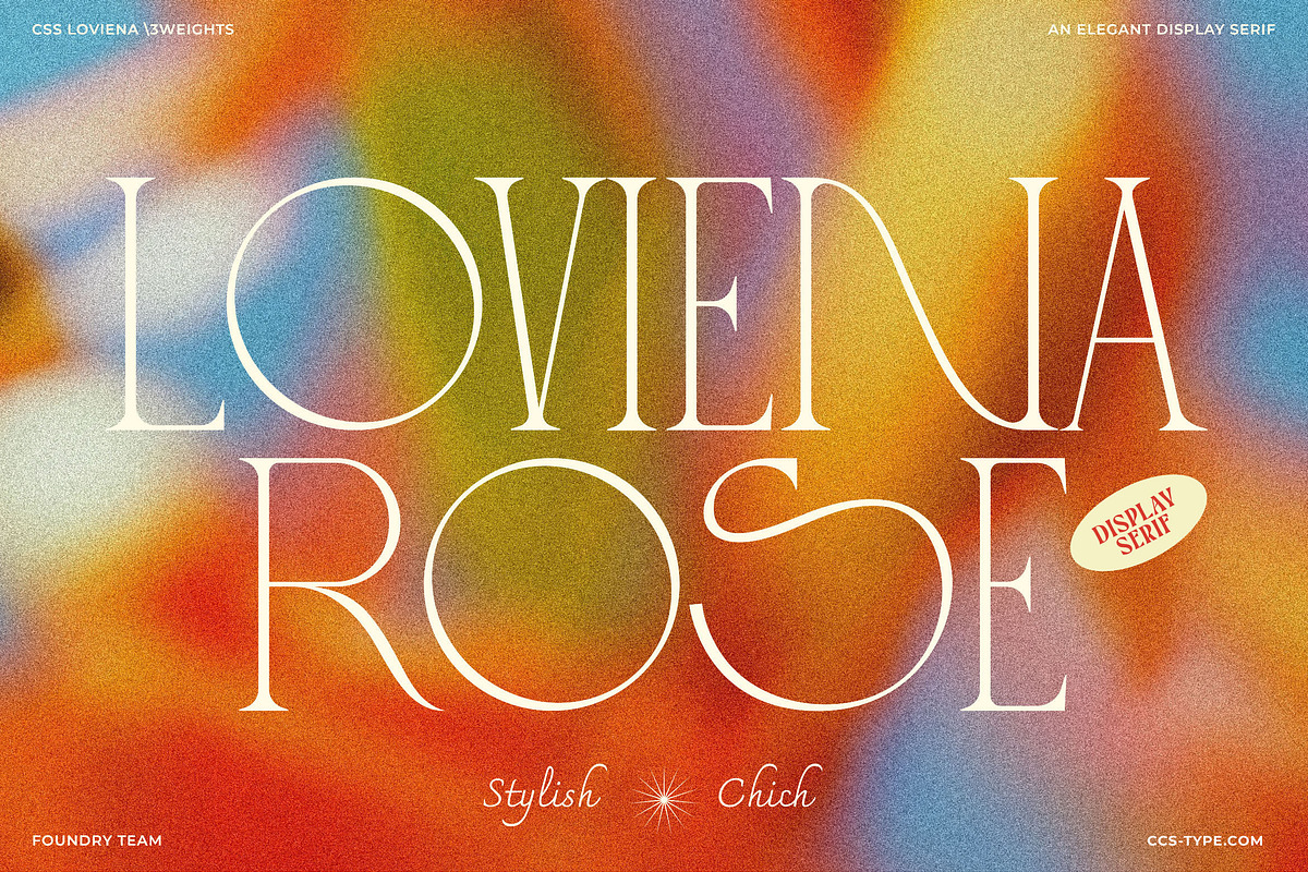 Loviena Rose - Stylish Serif, a Serif Font by CCS Type (Photo 1 of 25)