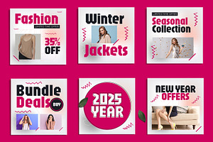Winter Fashion Social Media, a Social Media Template by ContestDesign
