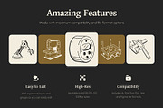 Manufacturing Doodle Icon, an Outline Icon by Vectors Market (Thumbnail 2 of 8)