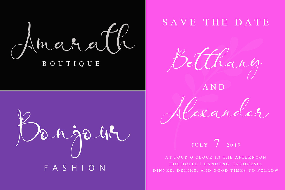 Banggar - Distinctive Signature Font preview 8