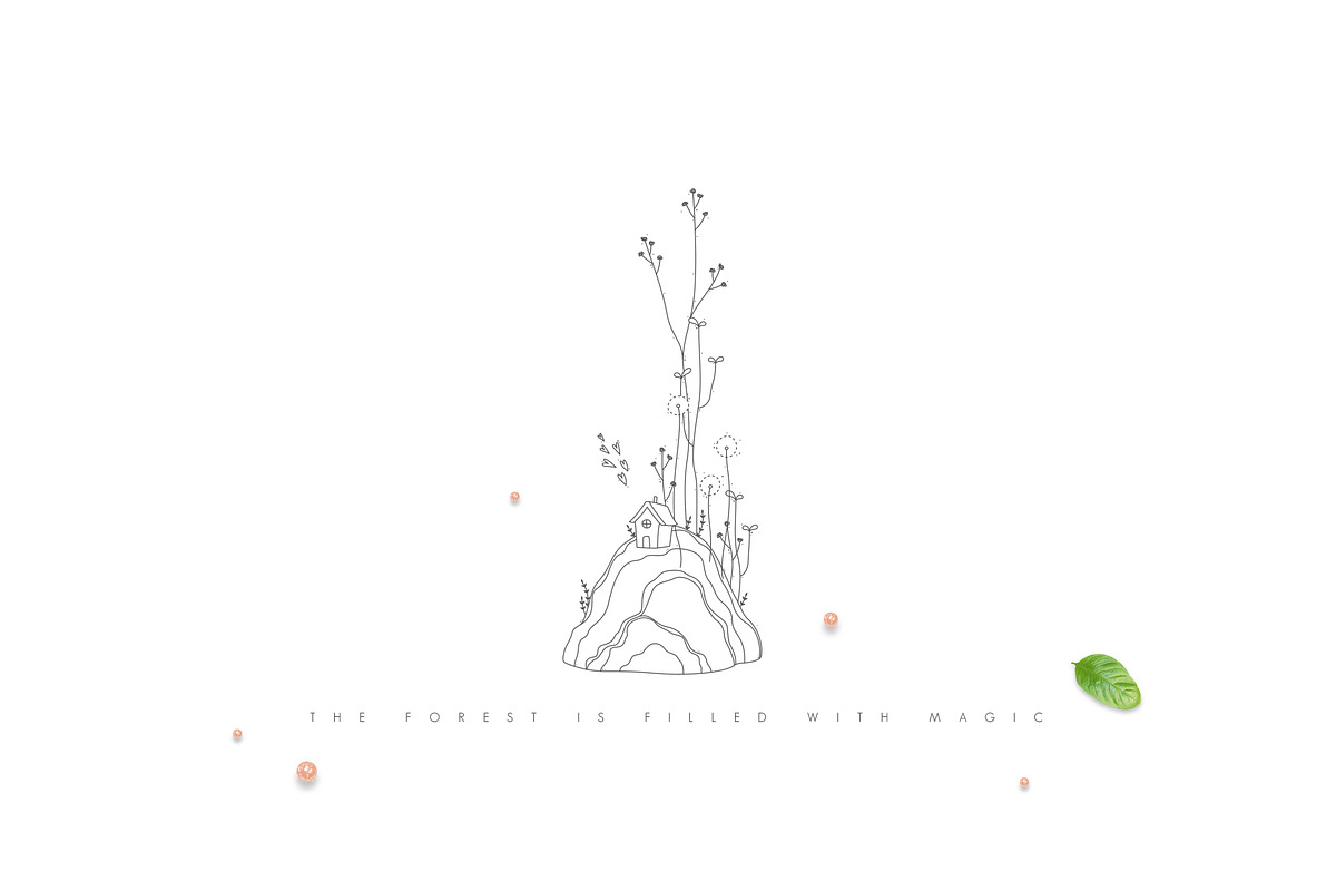 Fairy Garden - Magical Forest, an Illustration by Euonia Meraki (Photo 2 of 11)