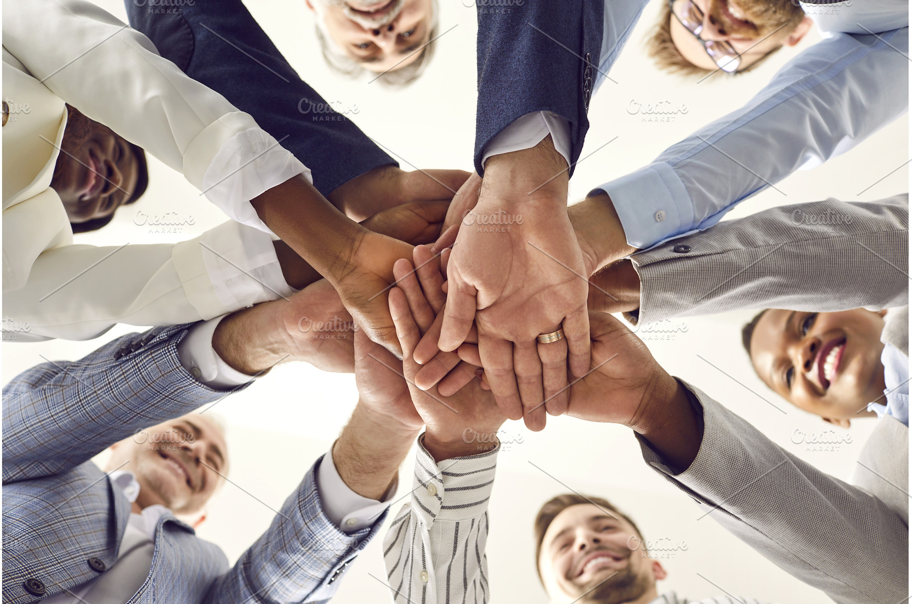 Team of happy senior and young, a Person Photo by StudioRomantic