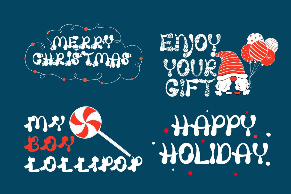 Snow Away - Quirky Winter Font, a Font by PutraCetol Studio (Photo 13 of 17)