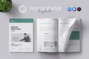 Whitepaper | Canva, Word, InDesign, a Brochure Template by Orcshape Studio (Thumbnail 1 of 17)