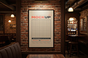 Poster Frame Mockups in Pub, a Mockup by Luuqas Design (Thumbnail 3 of 3)